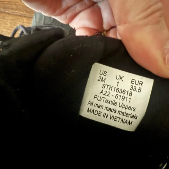 Sperry Kids Quilted Black Rainboot Size 2 - Picture 6 of 6